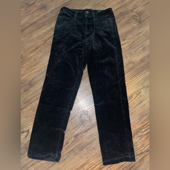 Polo Ralph Lauren Youth Corduroy Pants Black & Dark Blue size 16 - Picture 2 of 8